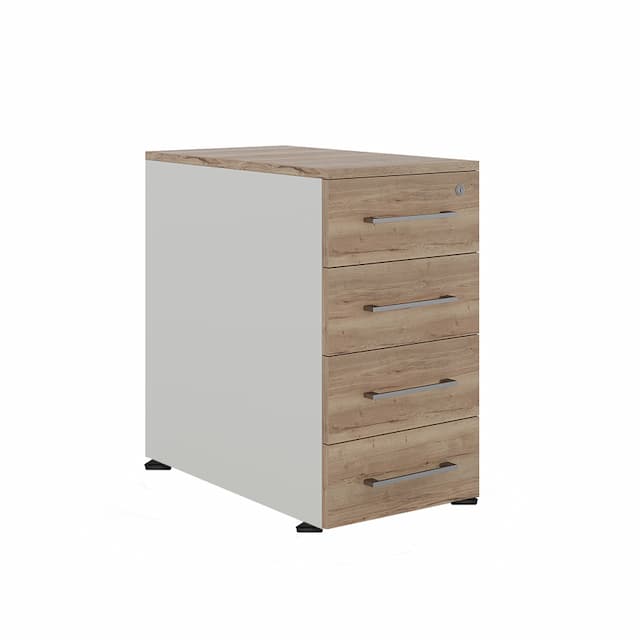 Тумба приставная Kobor TS4-40/50 white/natural