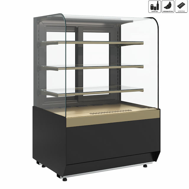 Витрина холодильная Carboma KR70 VM 1,3-1 LIGHT (9005-0109)
