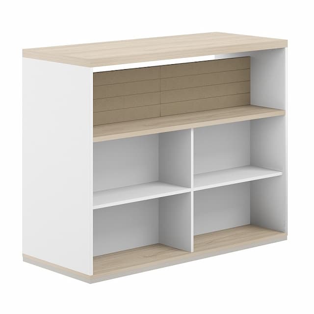 Стеллаж-комбо 1438 двухсторонний Norden Allegro AG.255.402.655.BG с топом и экраном тканевым низким