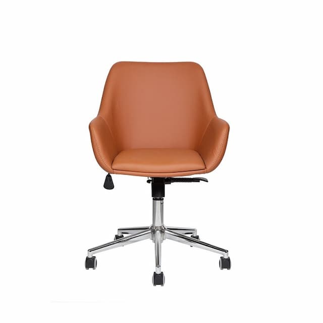 Кресло офисное Мирэй МГ-24 хром паук/низкая спинка