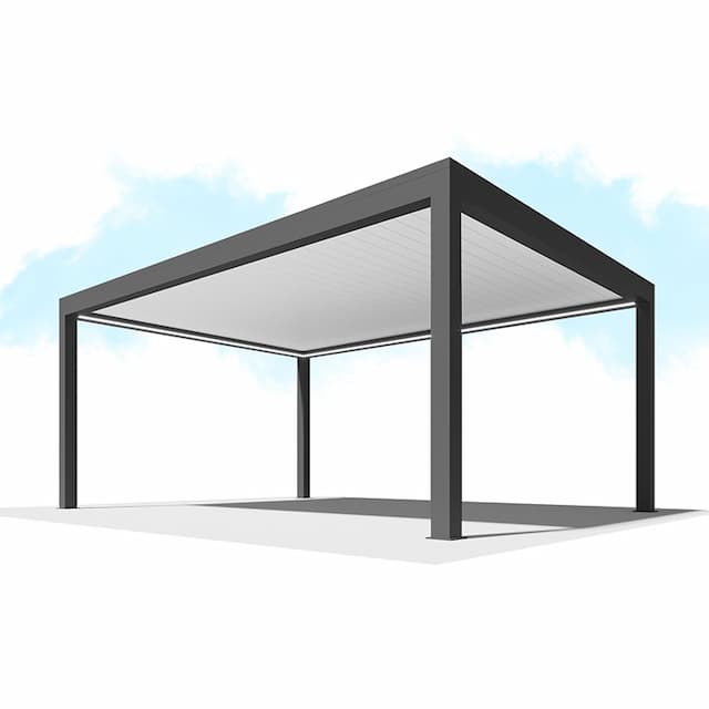 Пергола Сити-Форм Pergola В500-25П Bioclimatic с поворотными ламелями ЛАМЕЛЬ 250 X 53 (3,0х4,5) 1 модуль