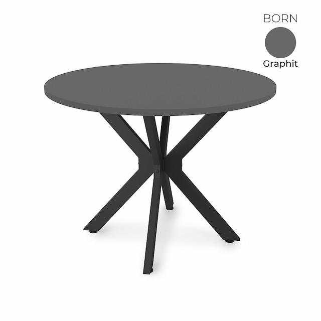 Стол обеденный круглый Алсав 21BORN-R.1000 Grafit