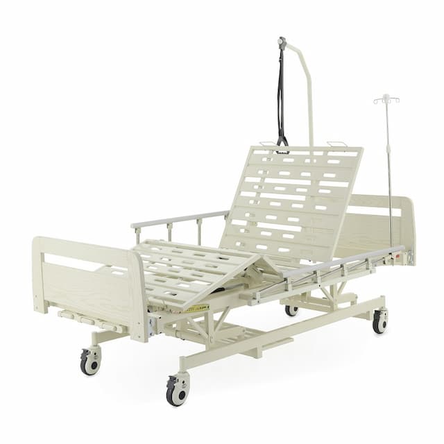 Кровать механическая MED-MOS Е-31 (ЛДСП), светлое дерево