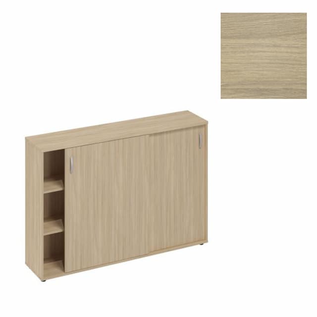 Шкаф-купе средний (для 2-х столов 80) Юнитекс А4 (164.4x36.4x112.8) А4 322 ДК дуб скандинавский