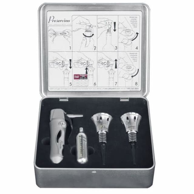 Набор Climadiff «Вино по бокалам» в металлической коробке