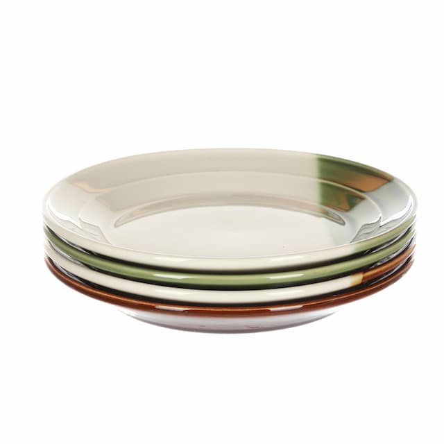 Набор десертных тарелок 4шт Loveramics Sancai Side Plate 17 см (расцветка Ассорти)